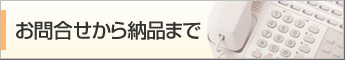 お問合せから納品まで